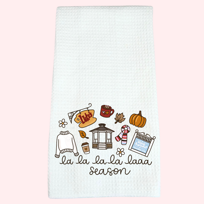 Gilmore Girls La La La La Laaa Season Tea Towel