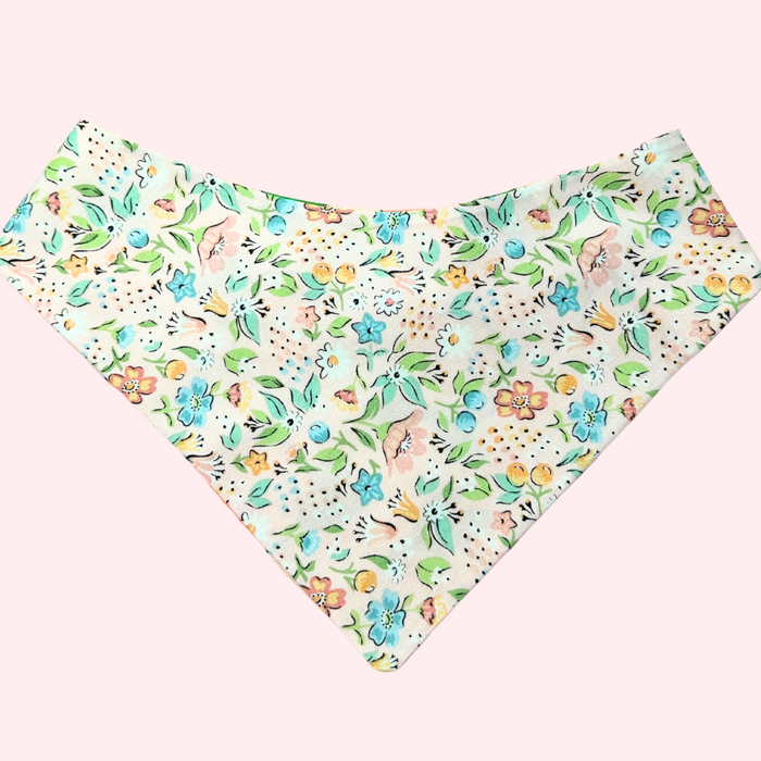 Pink Floral Pet Bandana