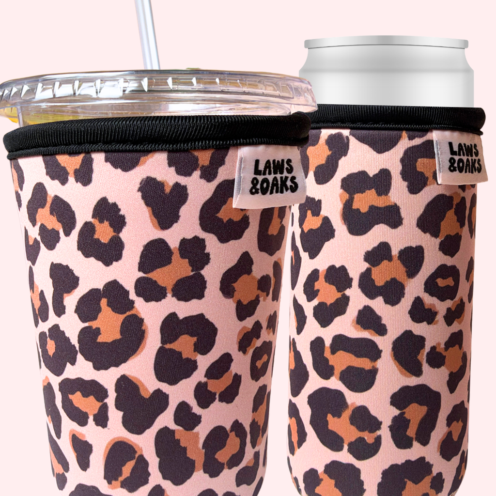 Leopard Print Drink Sleeve