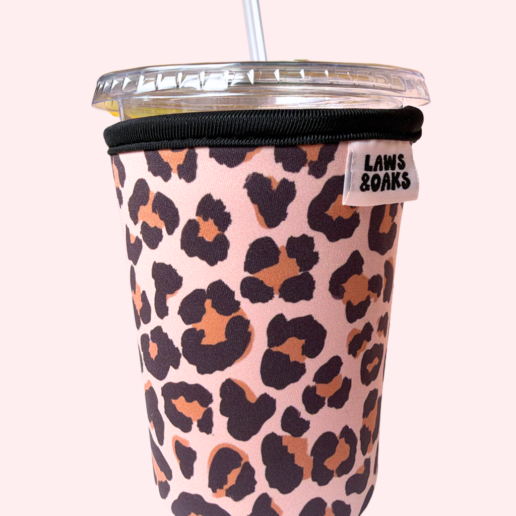 Leopard Print Drink Sleeve