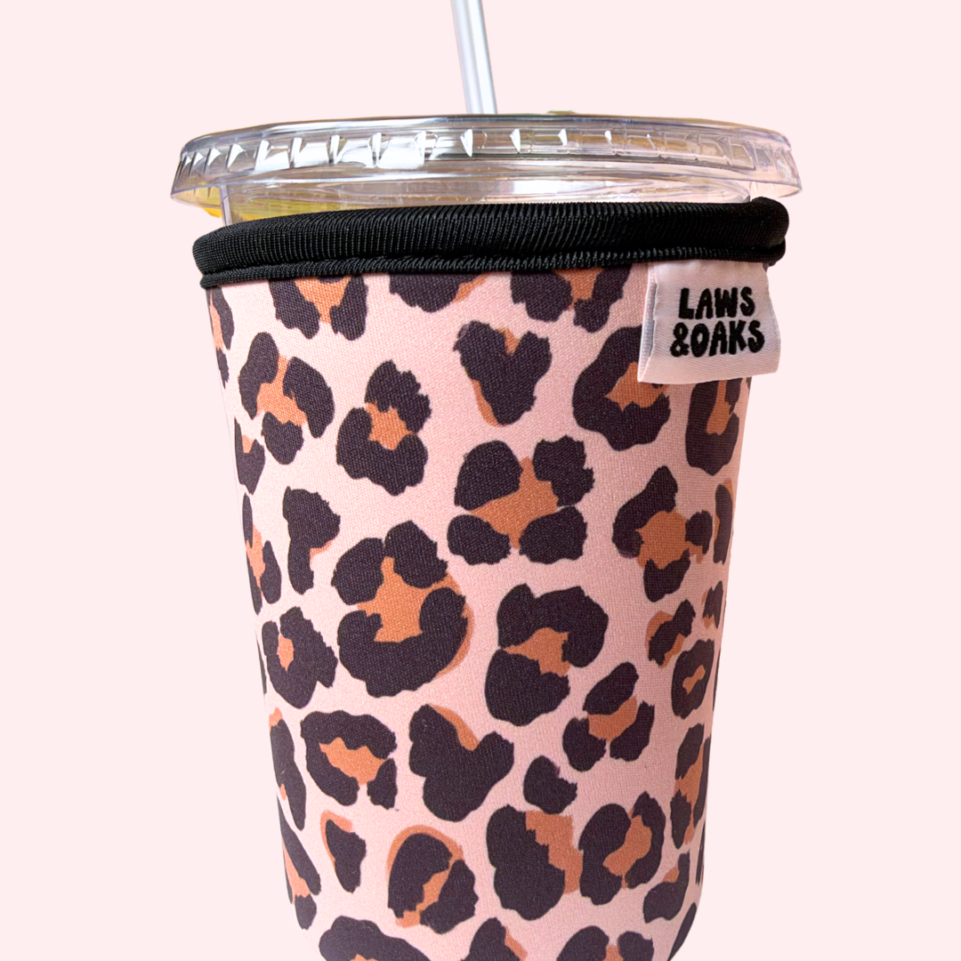 Leopard Print Drink Sleeve
