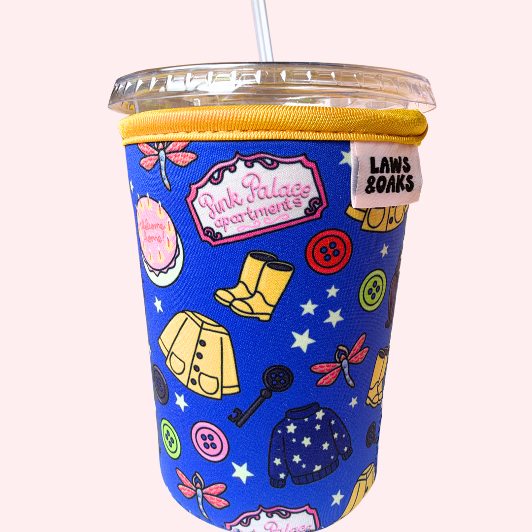 Button Eyes Drink Sleeve