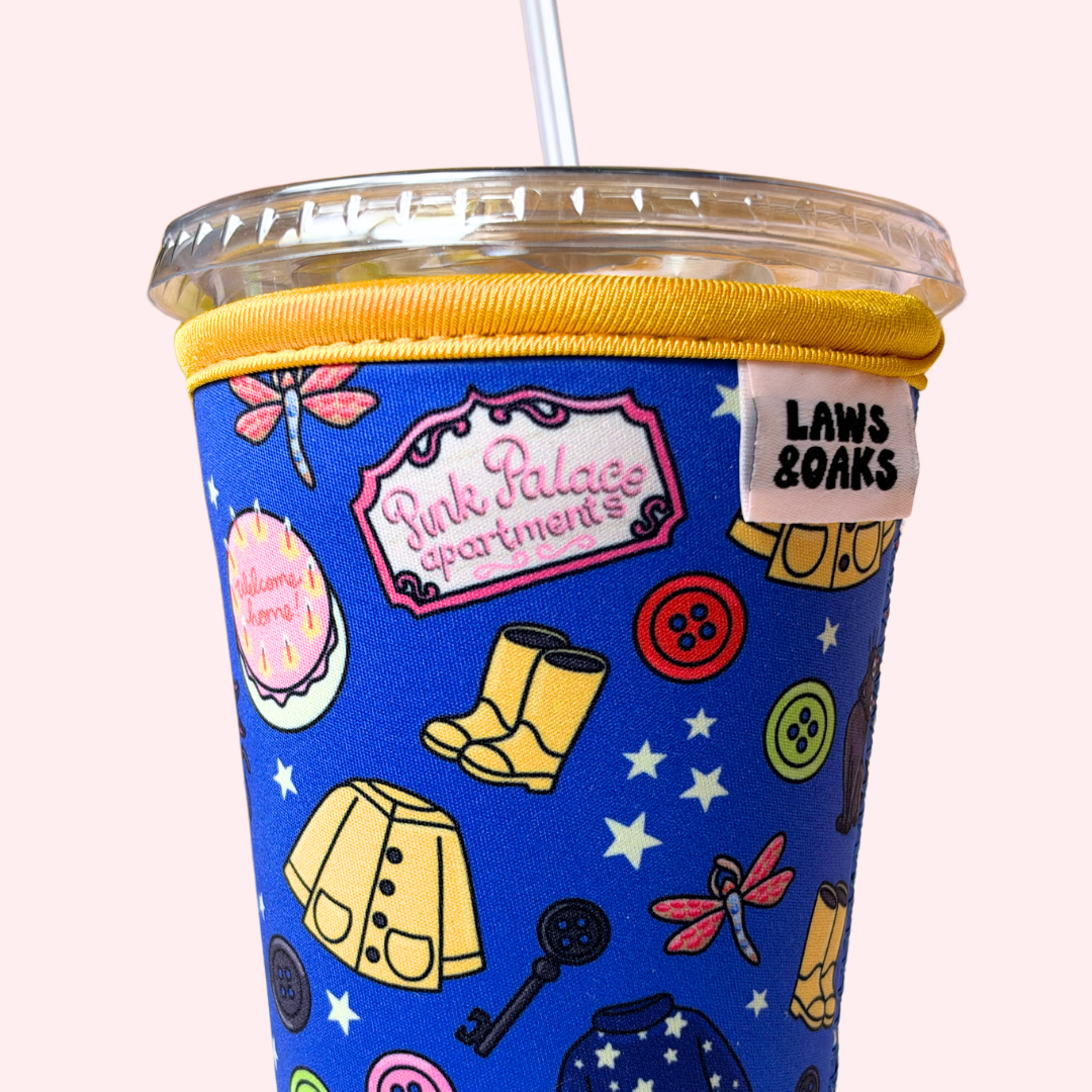 Button Eyes Drink Sleeve
