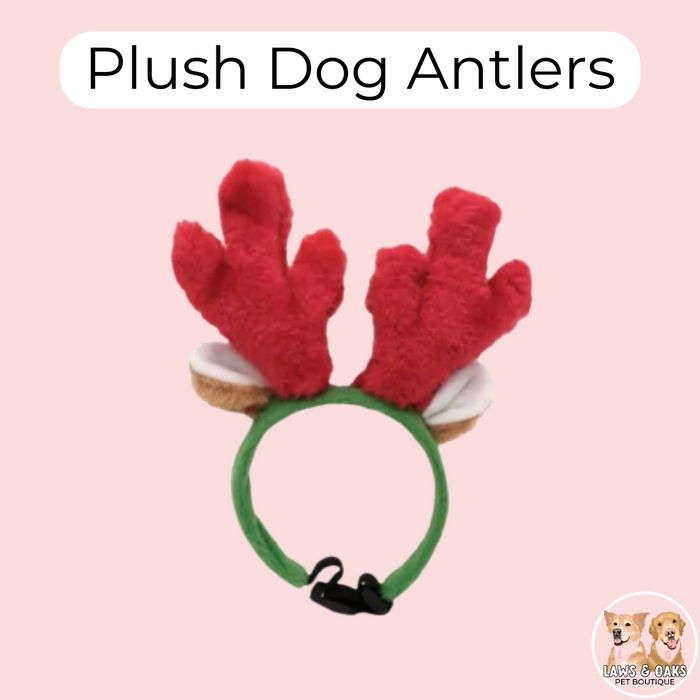 Small Pet Antlers With Adjustable Strap