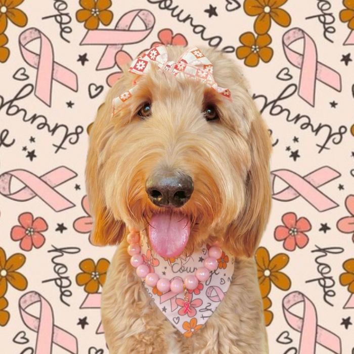 Breast Cancer Awareness Pet Bandana