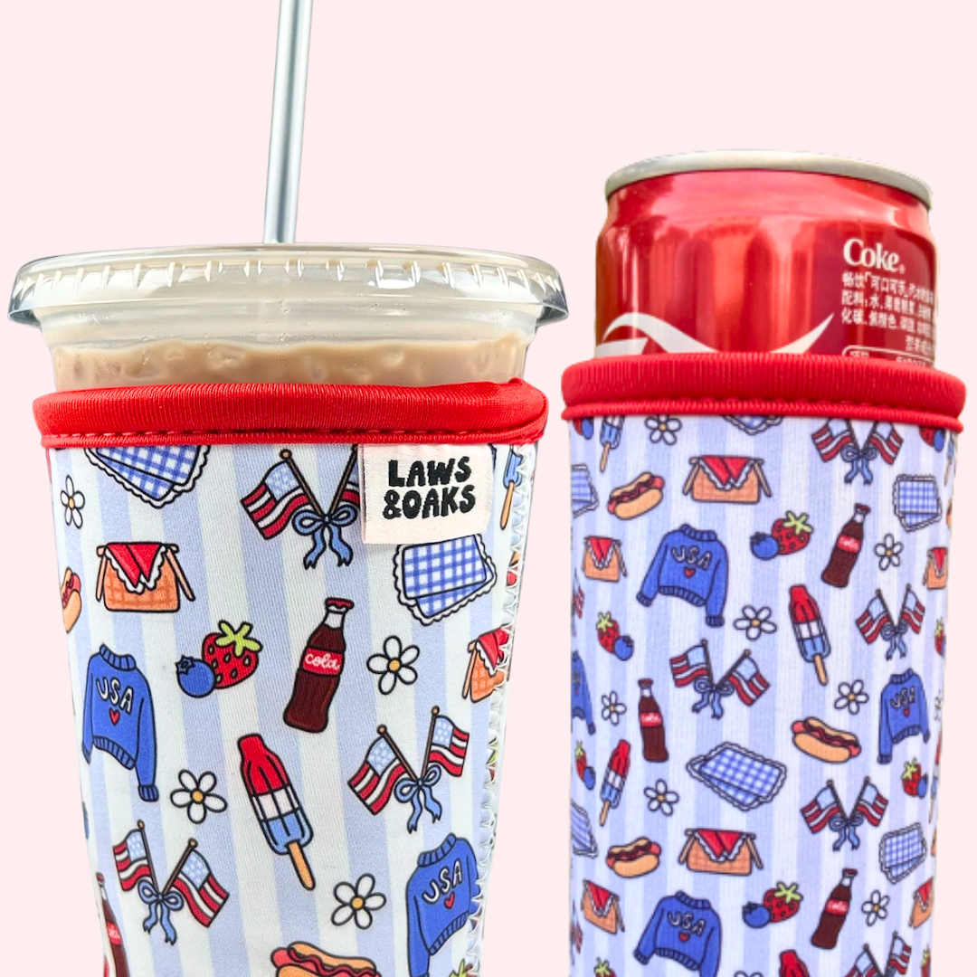 Summer in the USA Drink Sleeve