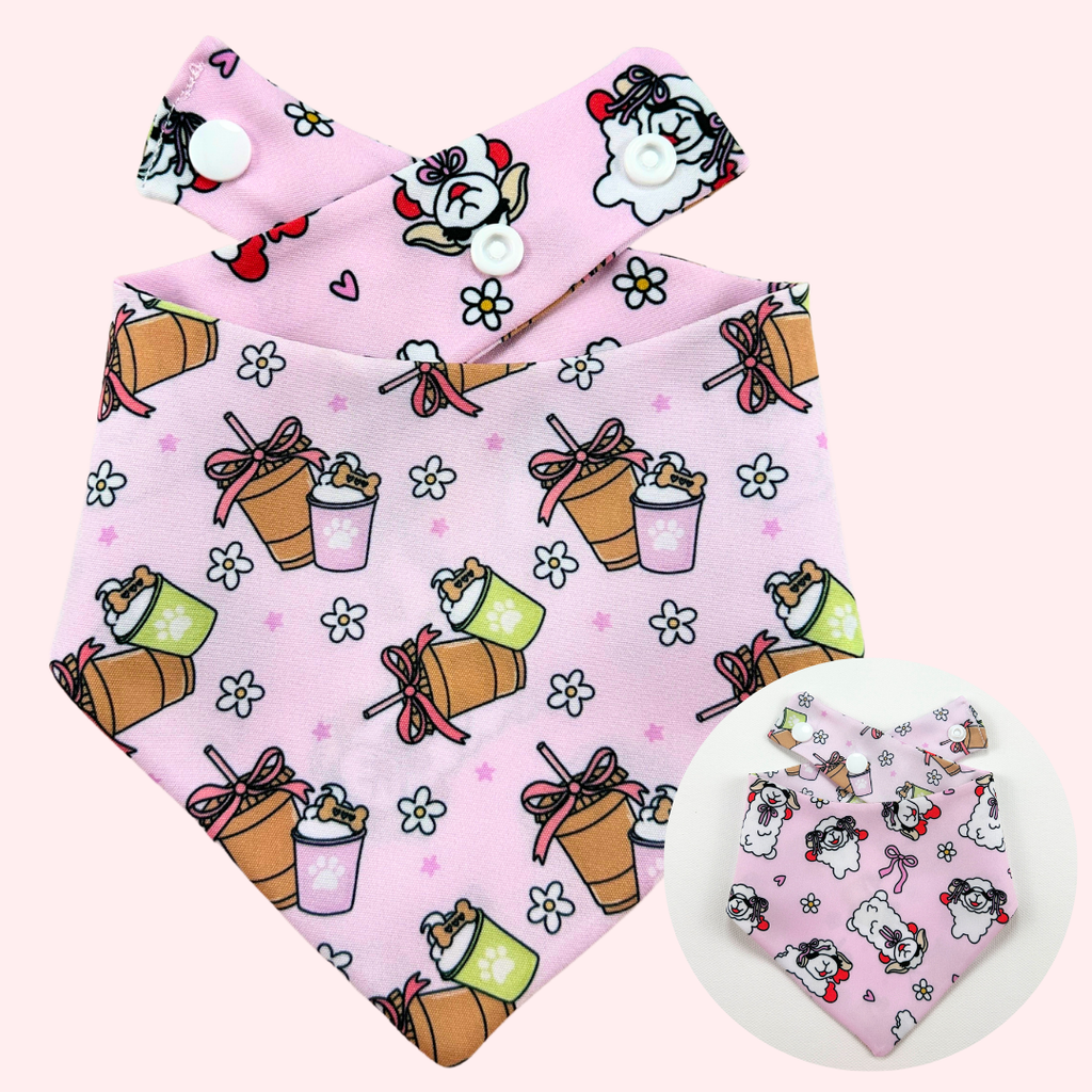 Mom's Bestie Reversible Dog Bandana