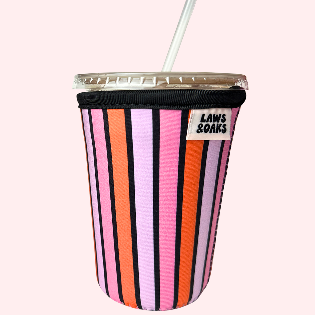 Halloween Stripes Drink Sleeve