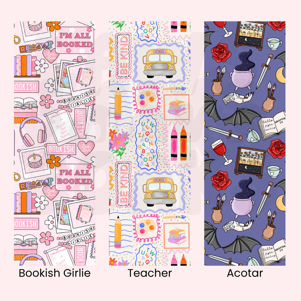 Bookmark, Water-Resistant Double-Sided Inspired Bookmark