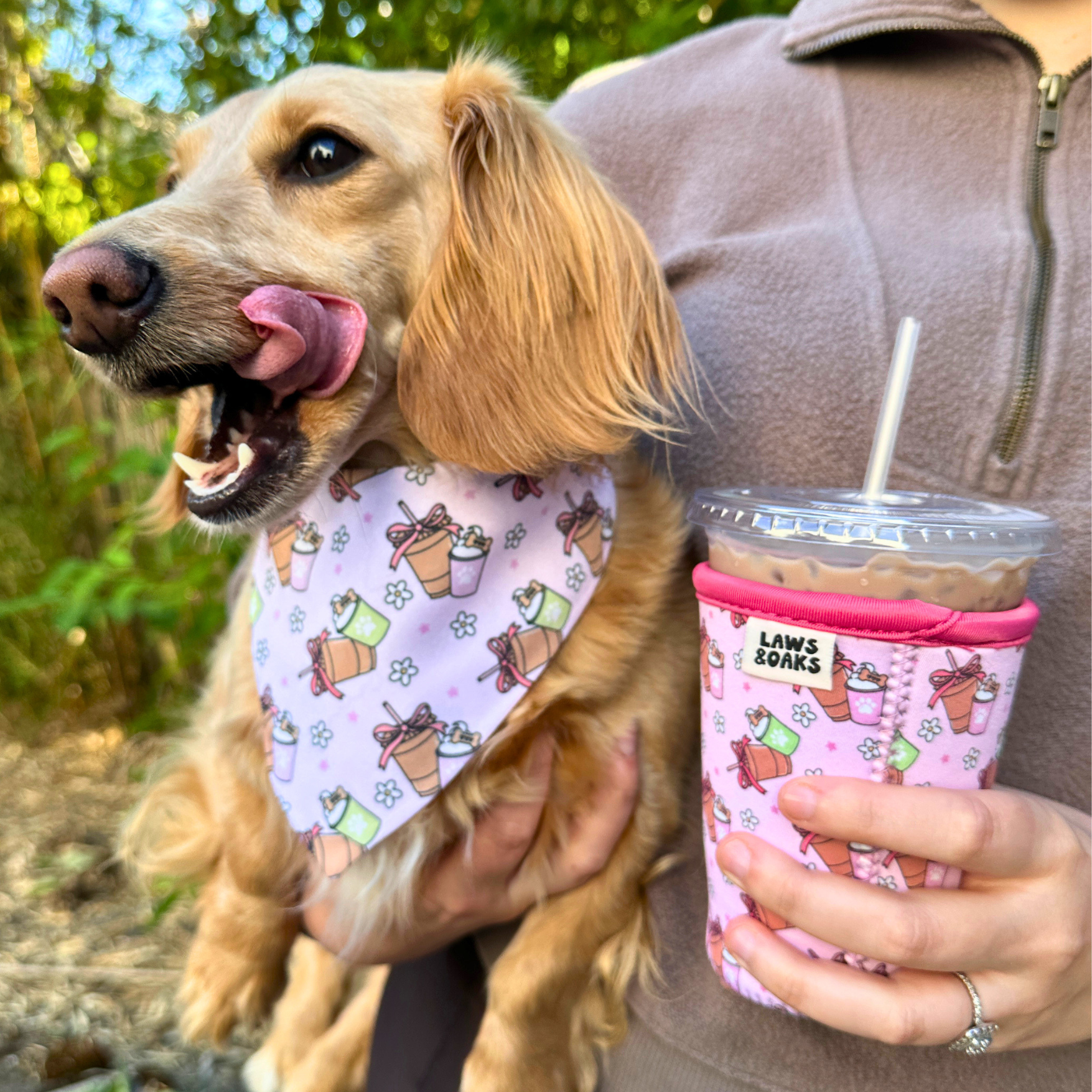 Mom's Bestie Reversible Dog Bandana
