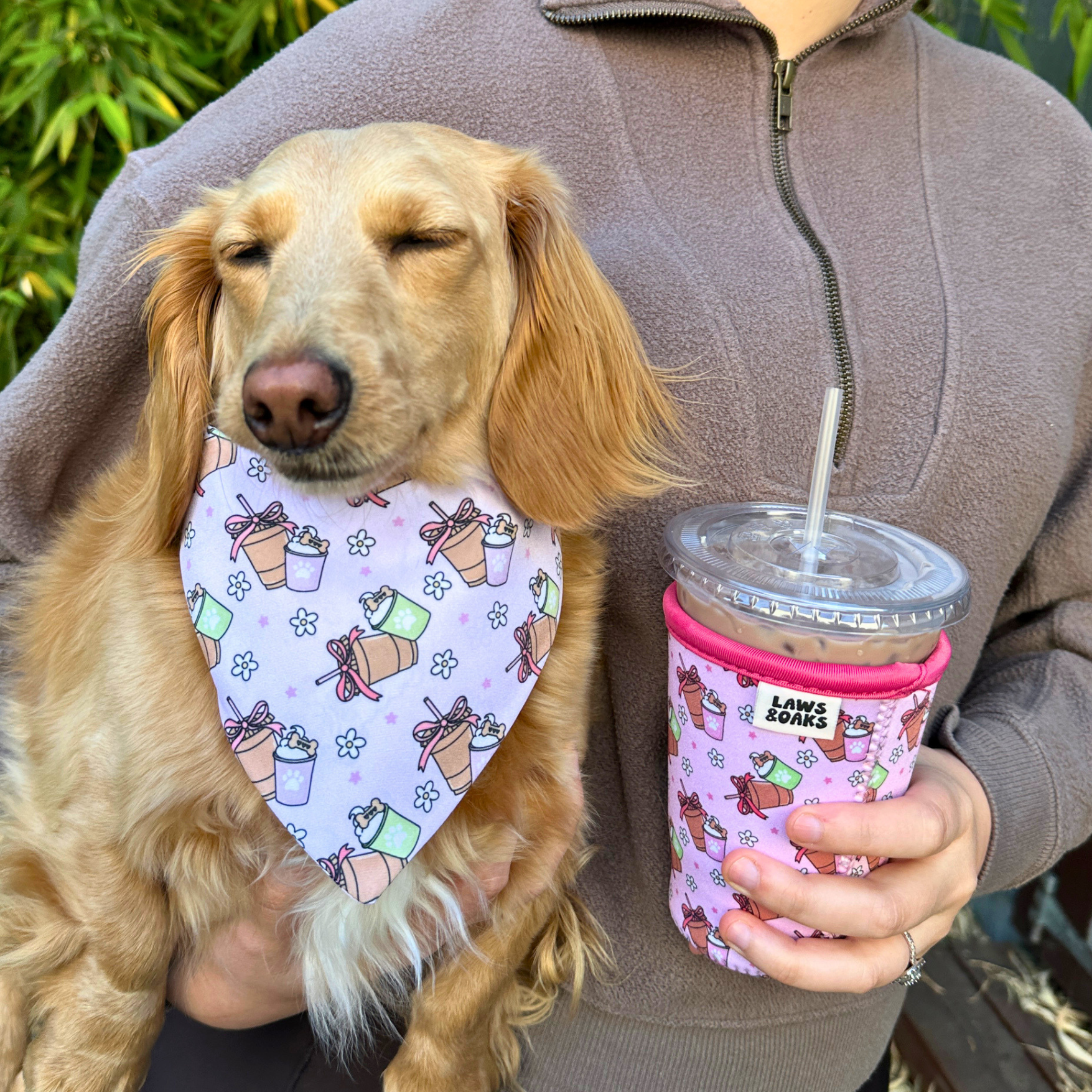 Mom's Bestie Reversible Dog Bandana