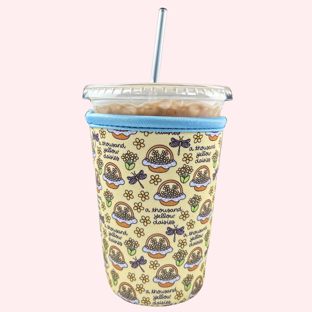 A Thousand Yellow Daisies Drink Sleeve