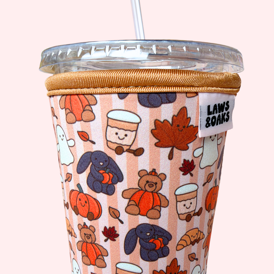 Fall Stuffies Drink Sleeve