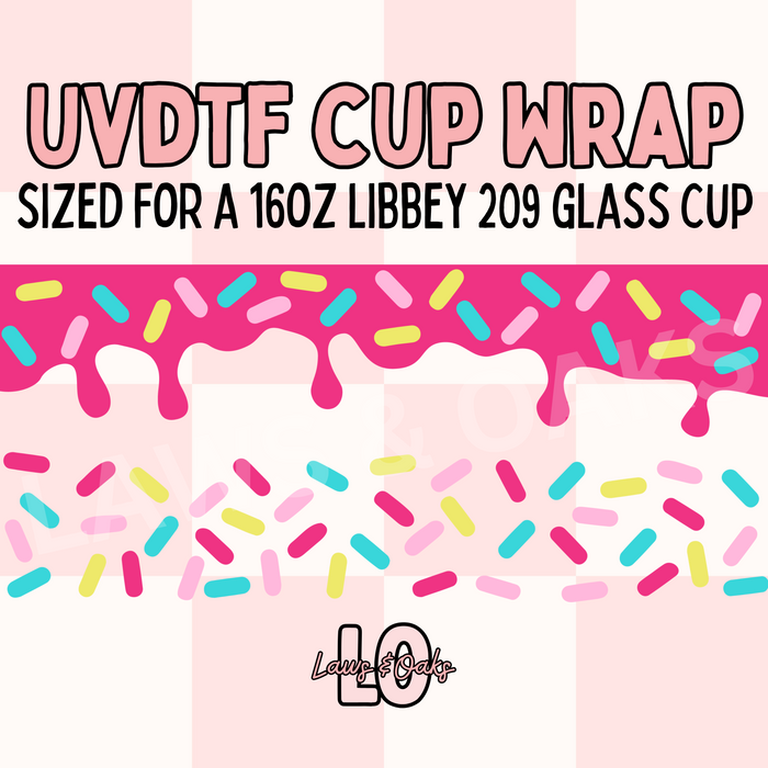 Strawberry Uvdtf Cup Wrap