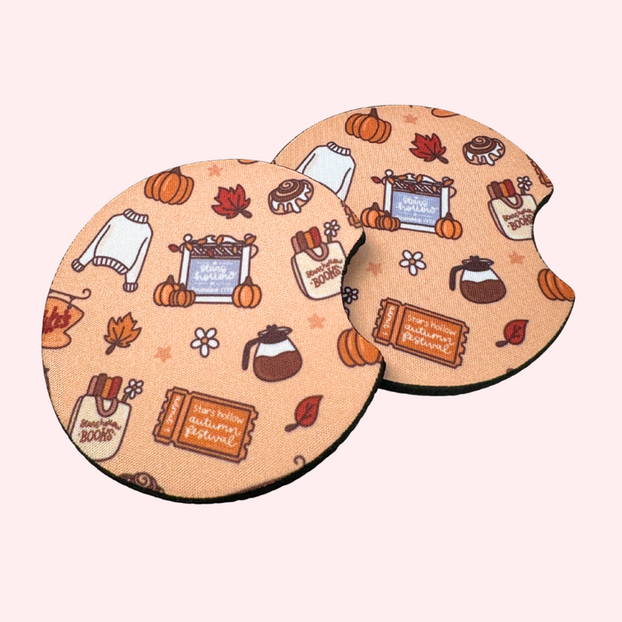 Gilmore Girls Fall Car Coasters