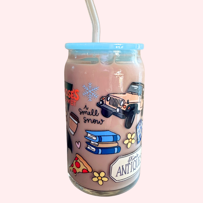 Gilmore Girls Inspired 16oz Glass Tumbler