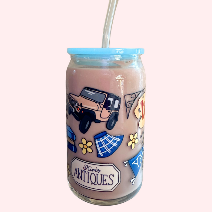 Gilmore Girls Inspired 16oz Glass Tumbler