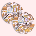 Car Coasters: Pack of Two Neoprene Coasters