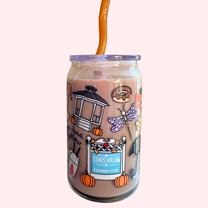I am an Autumn - Gilmore Girls Inspired 16oz Glass Tumbler