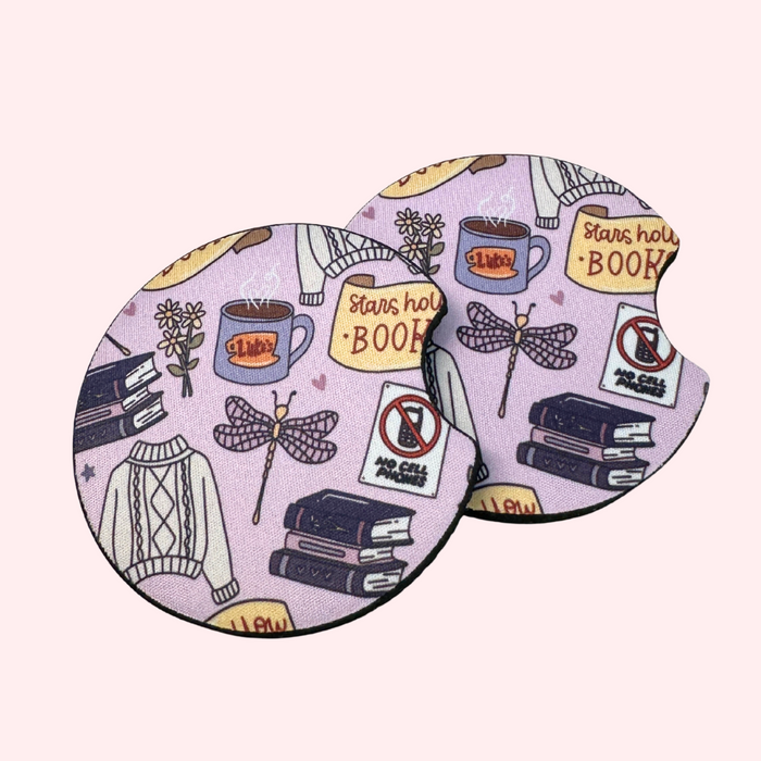 Gilmore Girls Stars Hollow Books Car Coasters