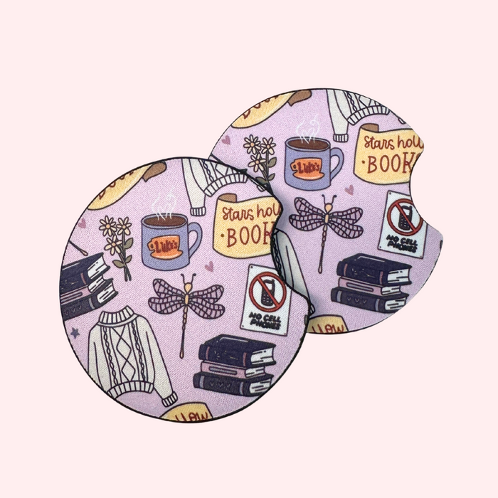 Gilmore Girls Stars Hollow Books Car Coasters