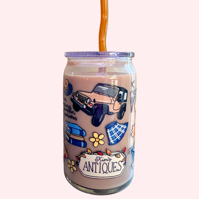 I am an Autumn - Gilmore Girls Inspired 16oz Glass Tumbler