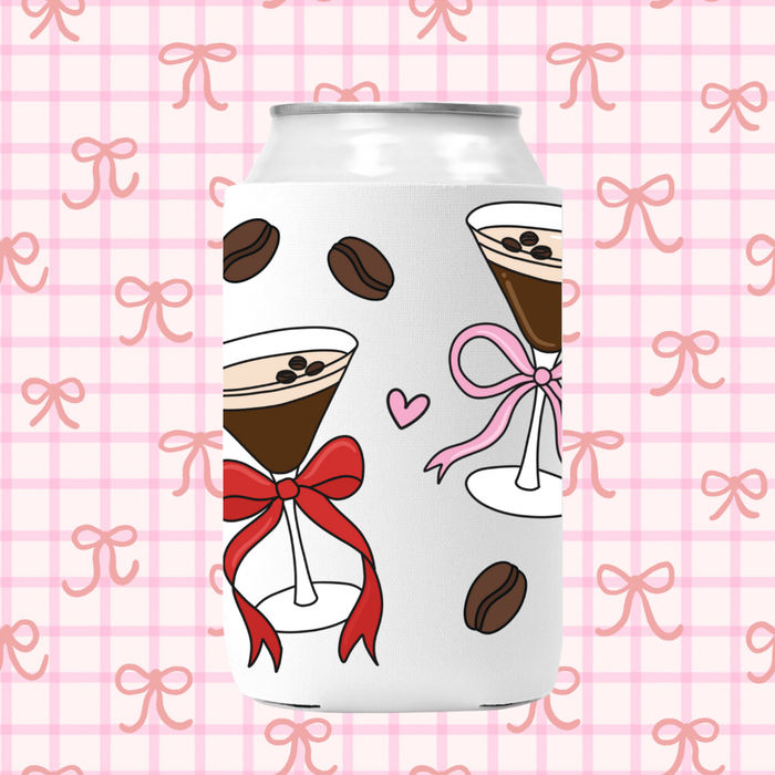 Vday Espresso Martinis Custom Can Koozie