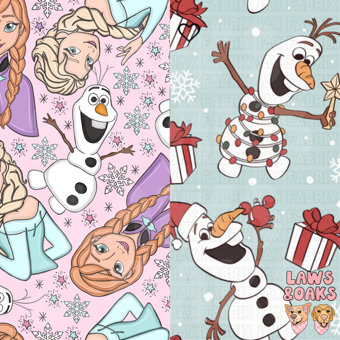 Paw-laf the Snowman Pet Bandana