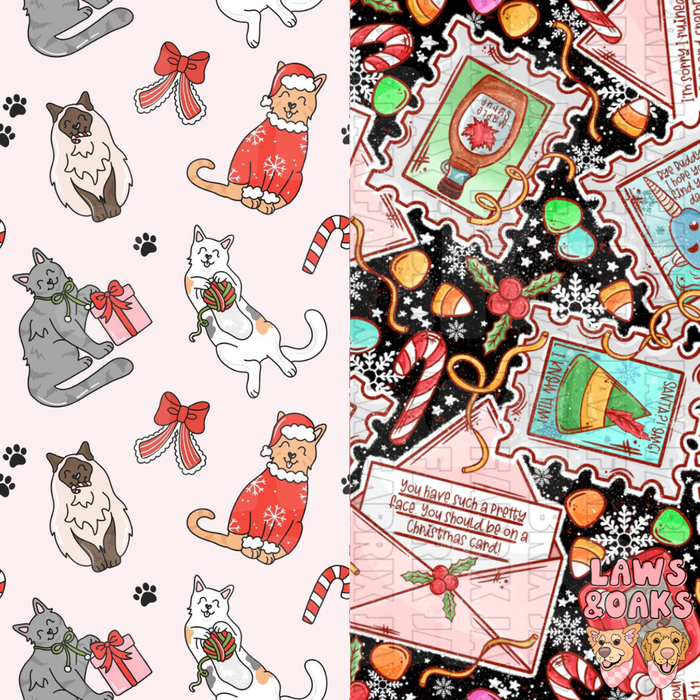 Letters to Santa Claws Pet Bandana