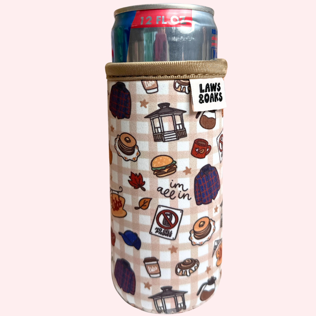GG Fall Plaid Drink Sleeve