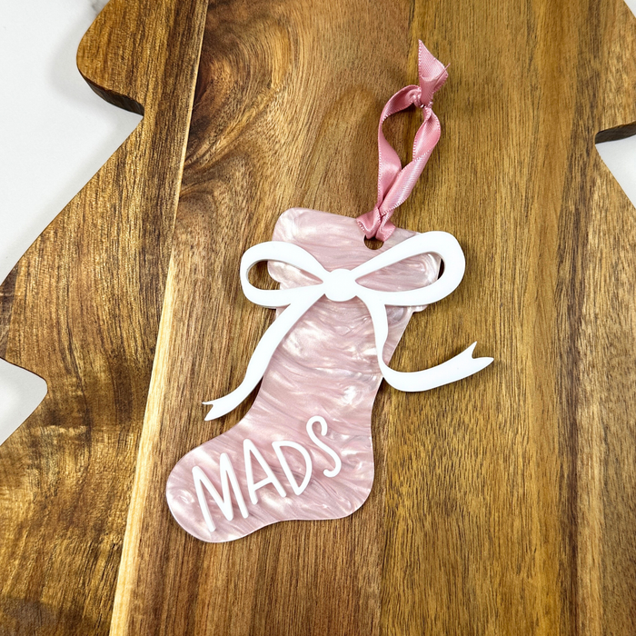 Pastel Stocking Ornament