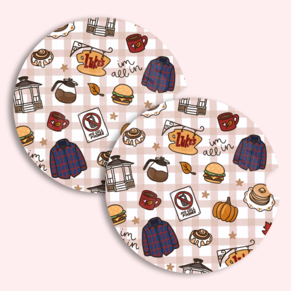 GG Fall Plaid Drink Sleeve