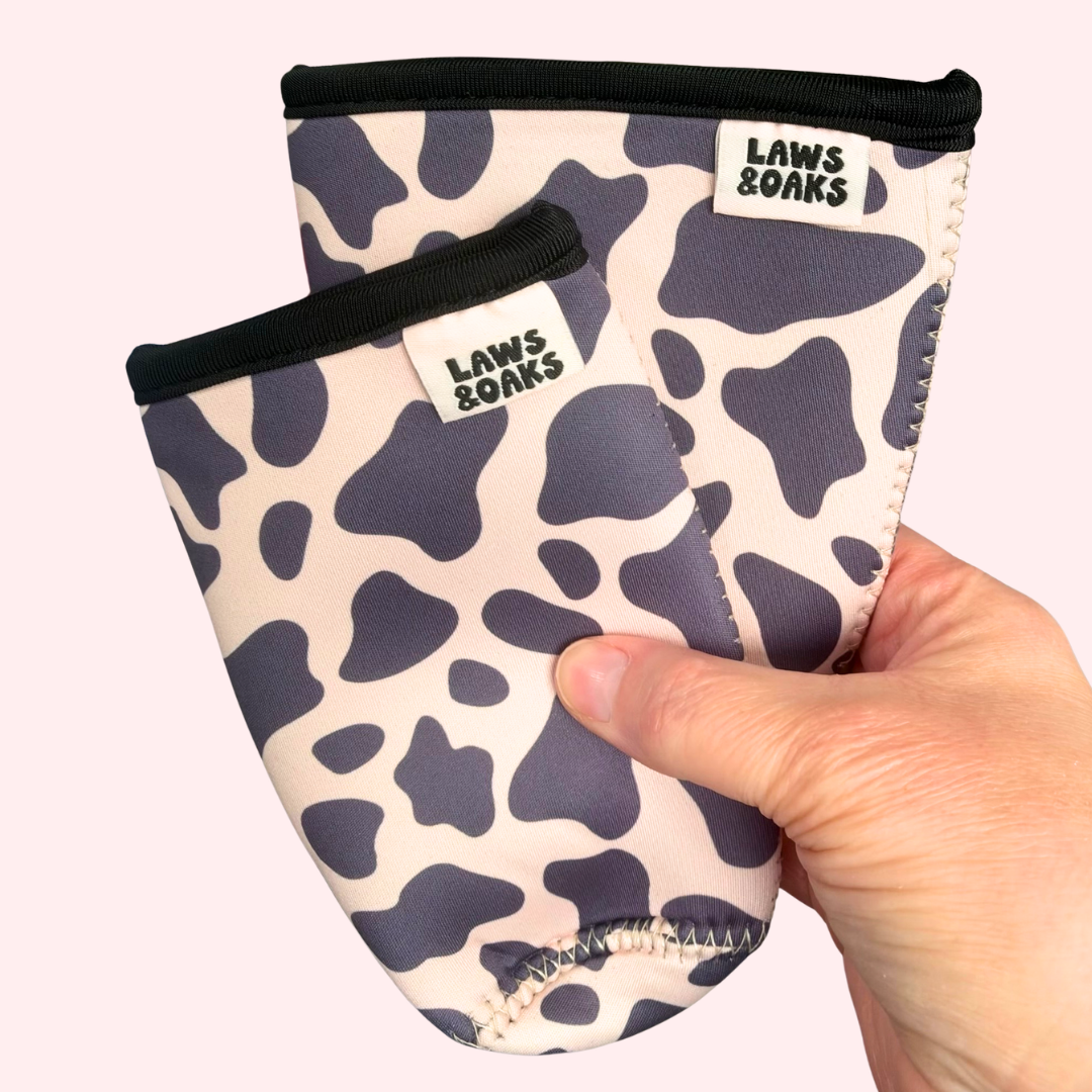 Cow Print Drink Sleeve