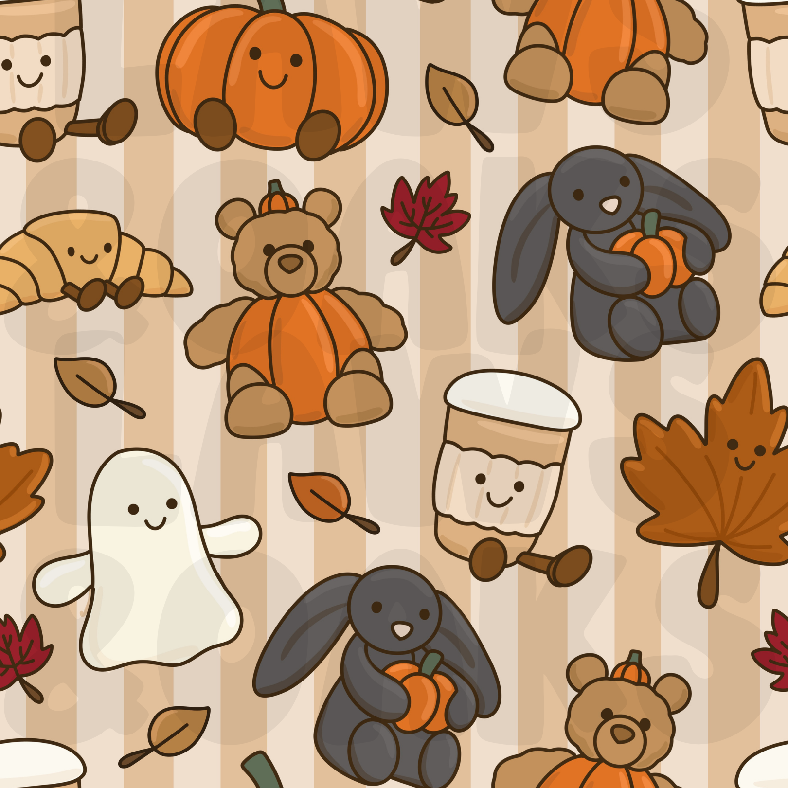 Fall Stuffies Drink Sleeve
