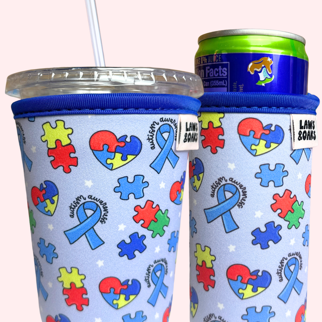 Autism Awareness Drink Sleeve