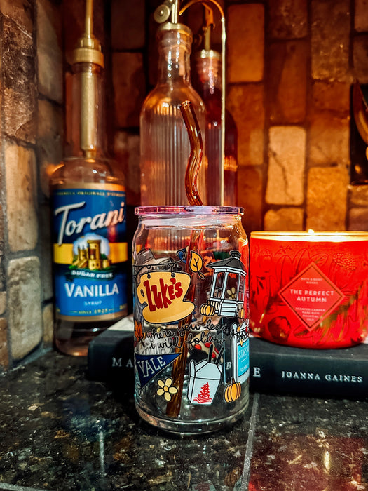 I am an Autumn - Gilmore Girls Inspired 16oz Glass Tumbler