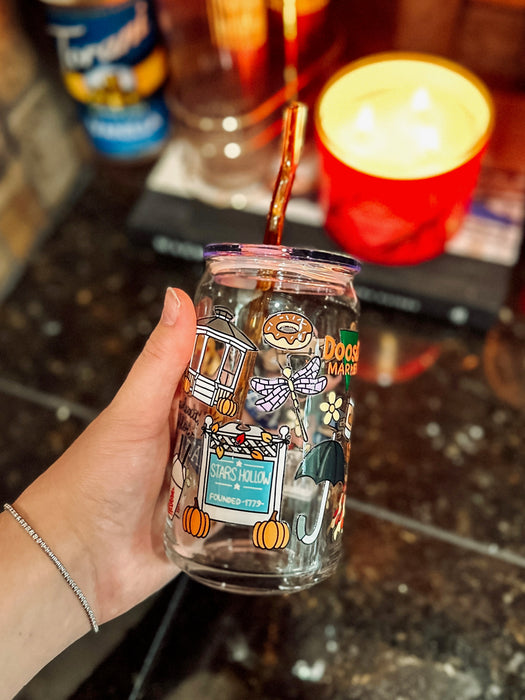 I am an Autumn - Gilmore Girls Inspired 16oz Glass Tumbler