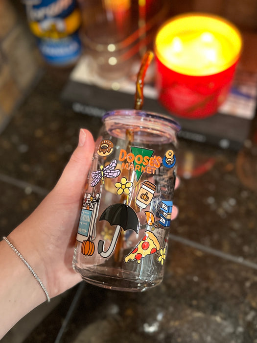 I am an Autumn - Gilmore Girls Inspired 16oz Glass Tumbler