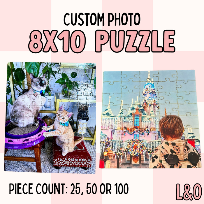 Custom Photo Puzzle, 8x10 Jigsaw Puzzle, Custom Puzzle, Add ANY Photo to a Puzzle